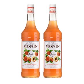 모닌 피치 복숭아시럽 1000ml 2개세트 스피드마트, 2개, 1L