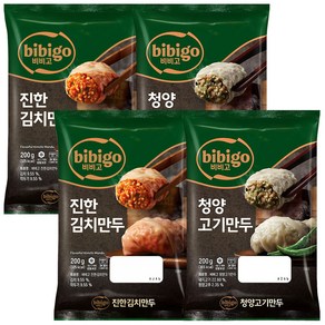 (냉동)비비고 수제고기만두200g 2+수제김치만두200g 2, 1세트, 200g
