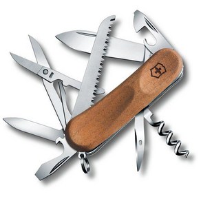 VICTORINOX 빅토리녹스 2.3911.63 에볼루션 우드 17 [아웃도어 캠핑 멀티툴], 단일, 1개