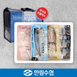 [제주 한림수협] 갈치210gx3팩+옥돔130gx2팩+굴비700g(10미)x2팩+고등어100gx10팩+부직포, 1개