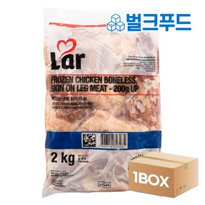 [라르] 뼈없는 순살 닭정육 2kg*6팩닭다리살 대용량, 6개, 2kg