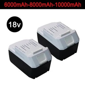 Makita18V 용 충전식 리튬 배터리 BL1813G HP457D 교체 6000 10000mAh, 01 18v  6000mah