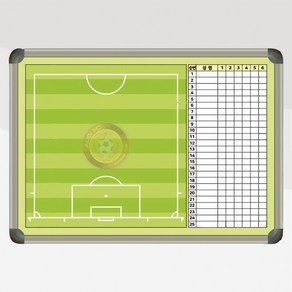 축구전술판 코치 작전판 축구 동호회 풋살 선수 화이트보드 맞춤 주문제작 700x500