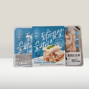 [코스트코] 존쿡델리미트 닭가슴살 슬라이스 아이스박스포장 냉장식품, 2개, 350g
