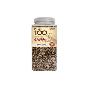 농협 100 오색현미 잡곡 현미 2kg, 1개