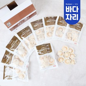 바다자리 냉동 반각가리비 1.8kg 박스 도매 벌크 대용량, 1개