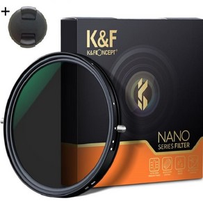 K&F Concept 52mm NANO-X 가변 ND2-32+CPL 2-in-1 (캡포함) ND2-ND32+CPL Fade Filte + Cap