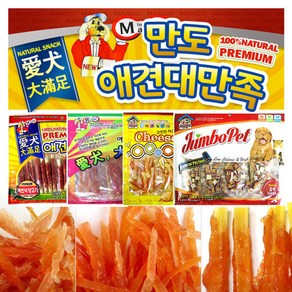 만도 애견간식 400g대용량강아지간식사사미, 1개, 맥반석양고기400g