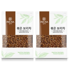 인차 국내산 구수한 볶은 보리차 식수대용차, 1kg, 2개, 1개입