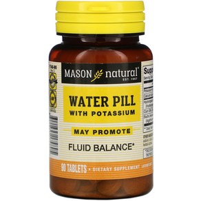 메이슨 네츄럴 워터 필 포타슘 Mason Natual Wate Pill with Potassium 90 정, 1개, 90정