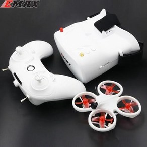 레이싱드론 FPV 미니드론 EMAX EZ 파일럿 미니 58G 실내 레이싱 카메라 고글 안경 포함 초보자용 RC 2 3S RTF 버전 82mm, 1개