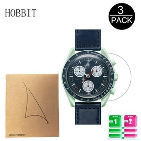 Omega Swatch용 소프트 TPU 하이드로겔 필름 공동 브랜드 시계 화면 보호기 Bioceamic MoonSwatch SO33 용 풀 커버리지 필름 3 개, 6490, 01 MoonSwatch SO33