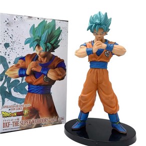 애니메이션 드래곤 볼 손오공 피규어 슈퍼 군인 파란 머리 사이어, A.With box, 1개, 1.Son Goku