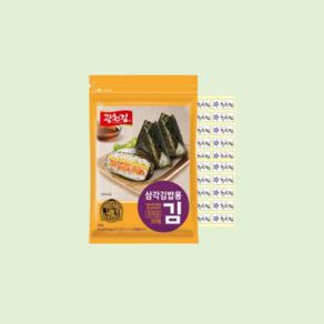 광천김 삼각김밥김 조미 50매 + 삼각틀, 60g, 1개