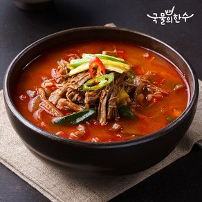 [국물의한수] 육개장 500g x 10팩