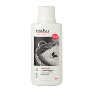 ecostoe 에코스토어 런드리 리퀴드 피오니&로즈 500ml [액체세제] [일본발송], 단일, 1개