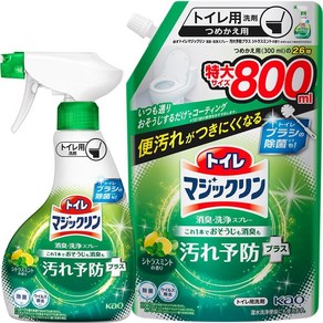 카오 화장실 변기청소 스프레이 매직 클린350ml+리필800ml, 1개