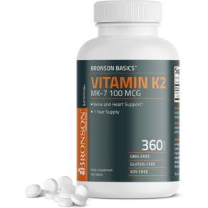 비타민 K2 MK-7 100mcg 고함량 360정 360일 초대용량 메나퀴논 Vitamin