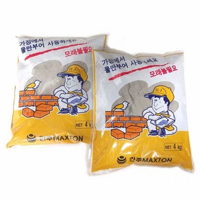 즉석시멘트 몰탈 4kg 2포, 2개