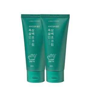 푹끓인삼백초크림 77, 2개, 100ml