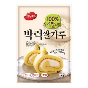 박력쌀가루 빵 쌀케이크 만들기 대두식품, 3kg, 1개