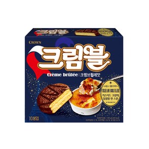 크라운 크렘브뢸레맛 초코 디저트, 320g, 3개