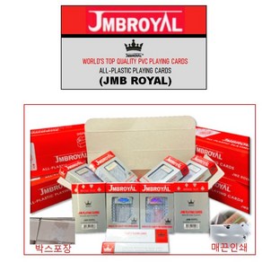 제이엠비로얄 트럼프카드 플라스틱 플레잉카드 브릿지 사이즈 12p, JMB ROYAL 상자(12개입), 1개