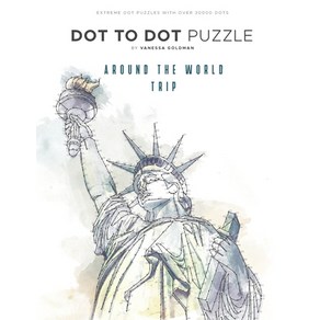 (영문도서) Aound the Wold Tip - Dot to Dot Puzzle (Exteme Dot Puzzles with ove 30000 dots): 40 Puzzles - D... Papeback, Independently Published, English, 9798565740400