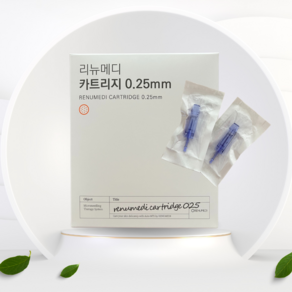 리뉴메디 MTS 니들 카트리지 0.25mm 원형 10개, 1개