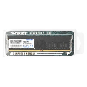 패트리어트 DDR4 16G PC4-25600 CL22 SIGNATURE 3200MHz 파인인포