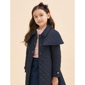 [BEANPOLE KIDS] 여아 퀼팅 트렌치코트형 점퍼 네이비 BI3139G01R