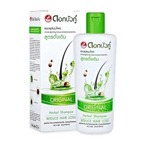 Dok Bua Ku Oiginal Hebal Gentle Shampoo100% - 200ml x 2병 / 두피 가려움증 비듬 머리카락 빠짐, 2개