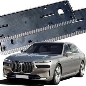 BMW 번호판 가드 전 차종 프리미엄 카본 스킨 1P, 1개