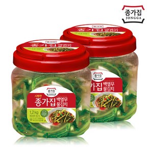 종가집 백열무물김치1.2kg, 2개, 1.2kg