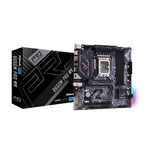 ASRock B660M 마이크로 ATX 마더보드 LGA1700, Motheboad, 1개