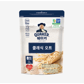 퀘이커 클래식오트 350g, 1개