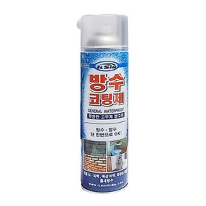 홀스파워 외벽 수성 도막 스프레이방수제 옥상 내벽 보수 550ml, 1개, 투명