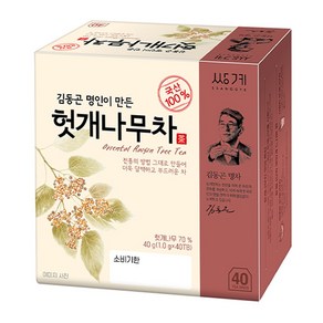 쌍계 김동곤명인 헛개나무차 40티백 X5 (W648B10), 40g, 40개입, 1개