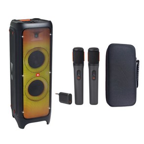 JBL PARTYBOX1000 파티박스1000 블루투스 스피커+제이비엘 충전식 마이크 WIRELESS MIC+마이크파우치 3종셋트