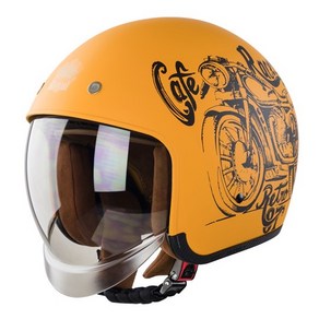 로얄 헬멧 ROYAL HELMET 오픈페이스 M139 V7 옐로우, V7무광옐로우, L