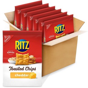 [미국직배송]리츠 토스티드 칩 체다 229g Ritz Toasted Chips Chedda, 6개