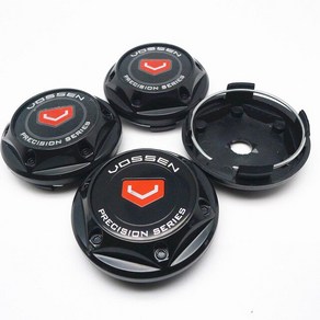 휠캡 4pcs 68mm Vossen 휠 허브 센터 캡 자동차 림 교체 방진 커버 스타일링 액세서리, 01 A, 4개