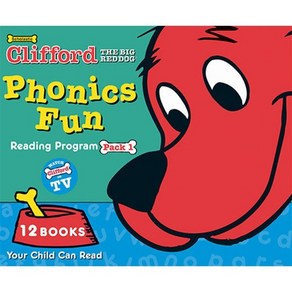 Cliffod Phonics Fun Pack #1 : 12 Books Box Set (StoyPlus QR), Scholastic