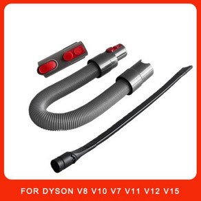 유연한 틈새 도구 어댑터 호스 키트 연결 및 익스텐션 진공 청소기용 다이슨 호환 V8 V10 V7 V11 V12 V15, 1) 3PCS, 1개
