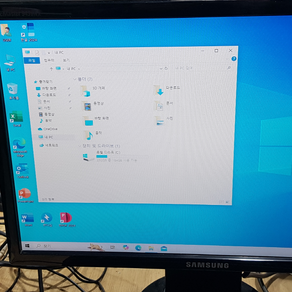 중고 삼성 SSD 하드 250GB HDD WIN10 깔려있슴(인증받음)