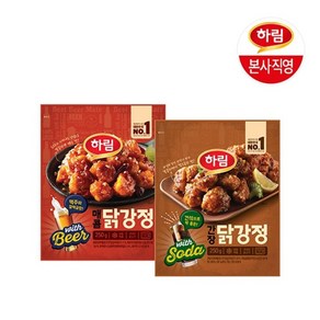 하림 [하림 본사직영] 매콤닭강정 250g + 간장닭강정, 1개