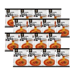 오모리 김치찌개라면 봉지면 160g x 16개