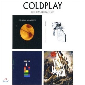 [CD] Coldplay - 4CD Catalogue Set (Limited Edition) (콜드플레이 1 2 3 4집 세트)