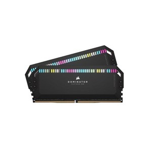 CORSAIR DOMINATOR 플래티넘 RGB DDR5 RAM 32GB (2x16GB) 5600MHz CL36 인텔 XMP iCUE 호환 컴퓨터 메모리 - 블랙 (CMT32GX5, 블랙_64GB (2x32GB)