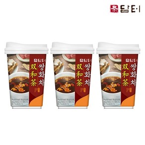 담터 쌍화차 플러스 컵 30g x 3개 세트 / 원컵 냉수 온수 겸용, 1개입